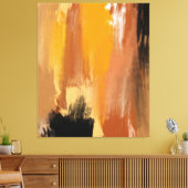 Abstracte aardbodem canvas afdruk (Insitu (Woonkamer))