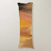 Abstracte aardbodem lichaamskussen (Voorkant Verticaal)