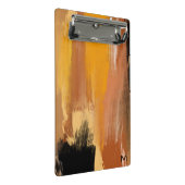 Abstracte aardbodem mini klembord (Schuin)