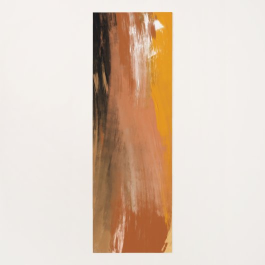 Abstracte aardbodem yogamat (Achterkant)