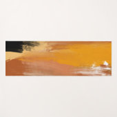 Abstracte aardbodem yogamat (Voorkant (horizontaal))