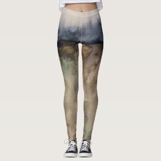 Abstracte Aarde-Leggings Leggings