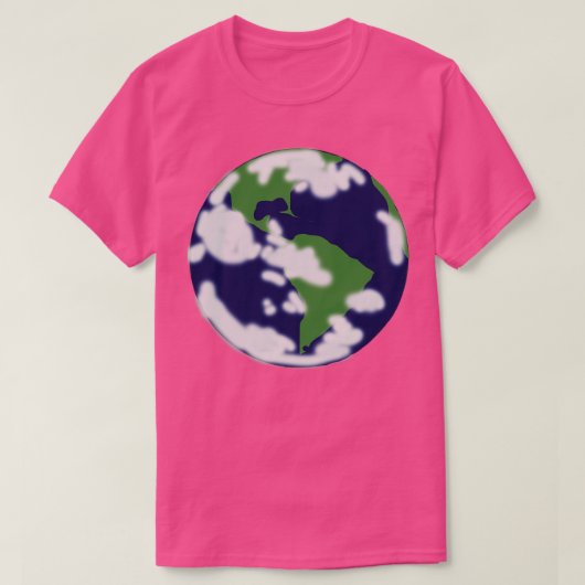 Abstracte aarde t-shirt (Design voorkant)