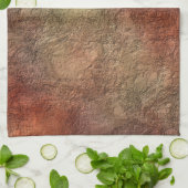 Abstracte aardetonekleuren keukenhanddoeken (Gevouwen)