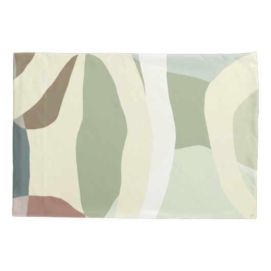 Abstracte aardheid kussensloop (Achterkant)