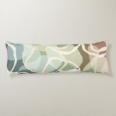 Abstracte aardheid lichaamskussen (Achterkant)