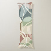 Abstracte aardheid lichaamskussen (Voorkant Verticaal)