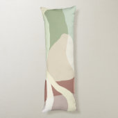 Abstracte aardheid lichaamskussen (Achterkant (Verticaal))