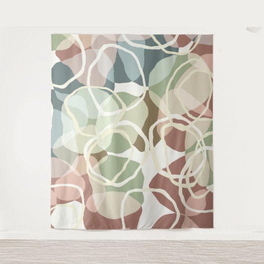 Abstracte aardheid wandkleed (Voorkant)