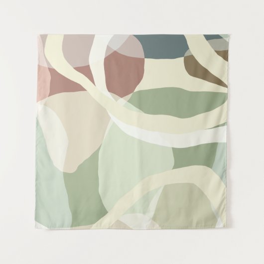 Abstracte aardheid wandkleed (Voorkant (horizontaal))