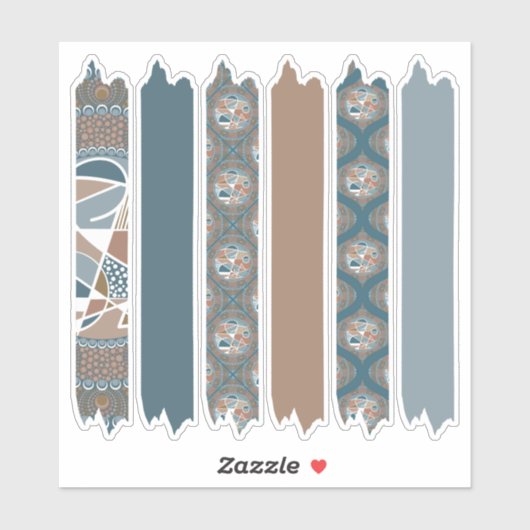 Abstracte Accent Dot Mandala Patterns Washi Tape Sticker (Vel)