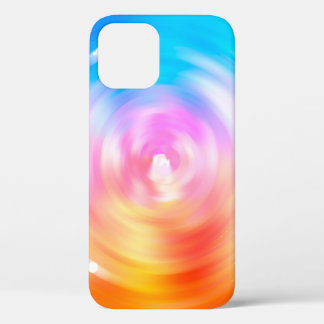 abstracte achtergrond: briljante cirkels achtergro iPhone 12 hoesje