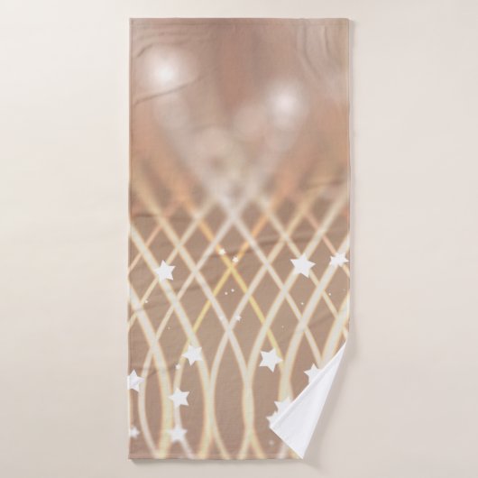 Abstracte achtergrond. bruine achtergrond met golv badhanddoek (Badhanddoek)