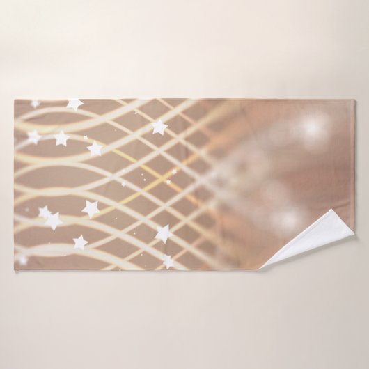 Abstracte achtergrond. bruine achtergrond met golv badhanddoek (Badhanddoek)