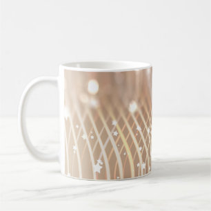Abstracte achtergrond. bruine achtergrond met golv koffiemok