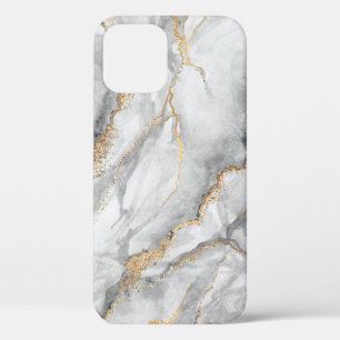abstracte achtergrond, creatieve textuur van white iPhone 12 hoesje