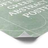 Abstracte Achtergrond Custom Poster Soft Sage Gree (Hoek)
