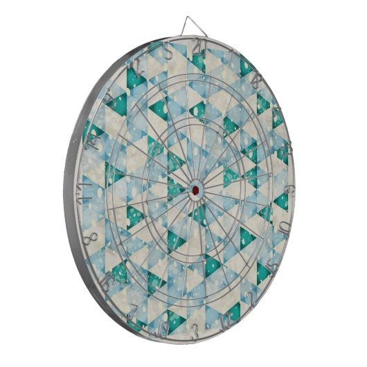 Abstracte achtergrond dartbord (Voorkant Links)