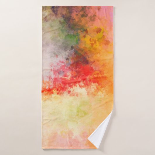 Abstracte achtergrond geborsteld geschilderd. Bors Badhanddoek (Badhanddoek)