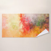 Abstracte achtergrond geborsteld geschilderd. Bors Badhanddoek (Badhanddoek)