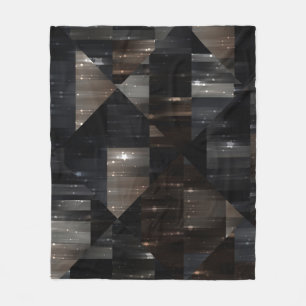 abstracte achtergrond. grijze mozaïekafbeelding di fleece deken
