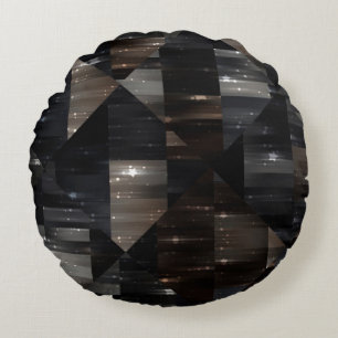 abstracte achtergrond. grijze mozaïekafbeelding di rond kussen