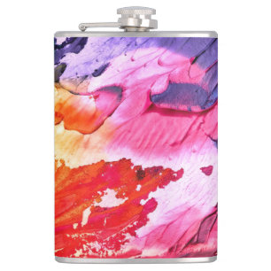 Abstracte achtergrond heupfles