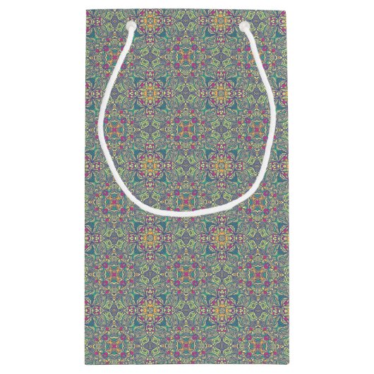 Abstracte achtergrond klein cadeauzakje (Achterkant)