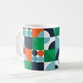  abstracte achtergrond koffiemok (Voorkant links)