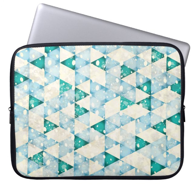 Abstracte achtergrond laptop sleeve (Voorkant)