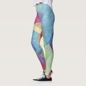 Abstracte achtergrond leggings (Links)