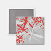 Abstracte achtergrond magneet (Voorkant / Achterkant)