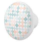 Abstracte achtergrond met gemengde kleine vlekken keramische knop (Rechts)