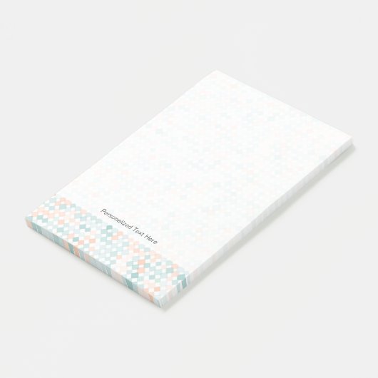 Abstracte achtergrond met gemengde kleine vlekken post-it® notes (Schuin)