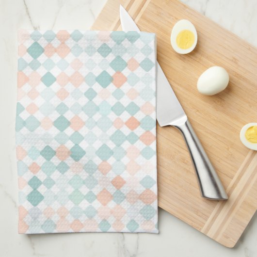 Abstracte achtergrond met gemengde kleine vlekken theedoek (Quarter Fold)