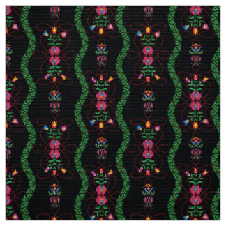 Abstracte achtergrond met Hongaarse folklore patte Stof