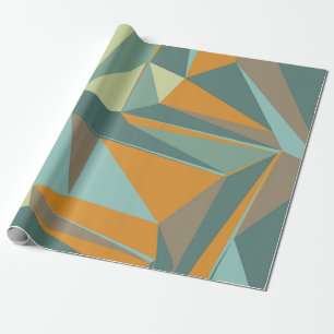 Abstracte achtergrond met kleurrijke driehoekjesab cadeaupapier