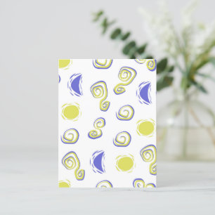 Abstracte achtergrond, naadloos patroon briefkaart