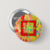 Abstracte achtergrond ronde button 5,7 cm (Voorkant /achterkant)