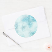 Abstracte achtergrond ronde sticker (Envelop)