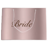 abstracte achtergrond roos-goud groot cadeauzakje (Voorkant)