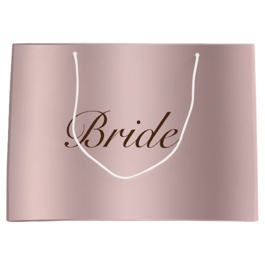 abstracte achtergrond roos-goud groot cadeauzakje (Voorkant)