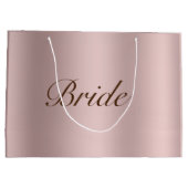 abstracte achtergrond roos-goud groot cadeauzakje (Achterkant)