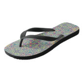 Abstracte achtergrond teenslippers (Schuin)