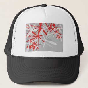 Abstracte achtergrond trucker pet