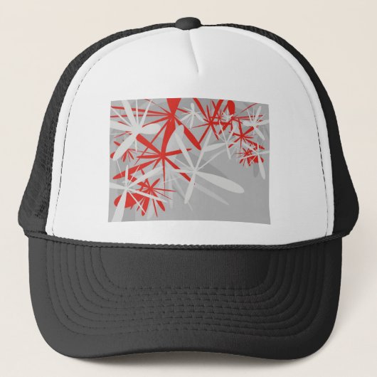 Abstracte achtergrond trucker pet (Voorkant)