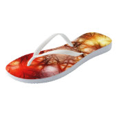 Abstracte achtergrond van Fireworks Stars Teenslippers (Schuin)