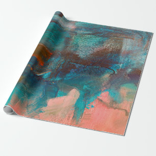 Abstracte achtergrond van olieverfschilderijen. Ol Cadeaupapier