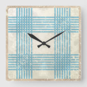 Abstracte achtergrond vierkante klok (Voorkant)