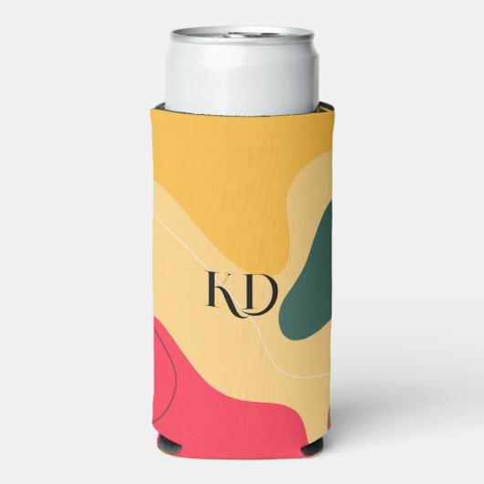 Abstracte achtergrond voor kleurrijke organische v (Seltzer Voorkant)